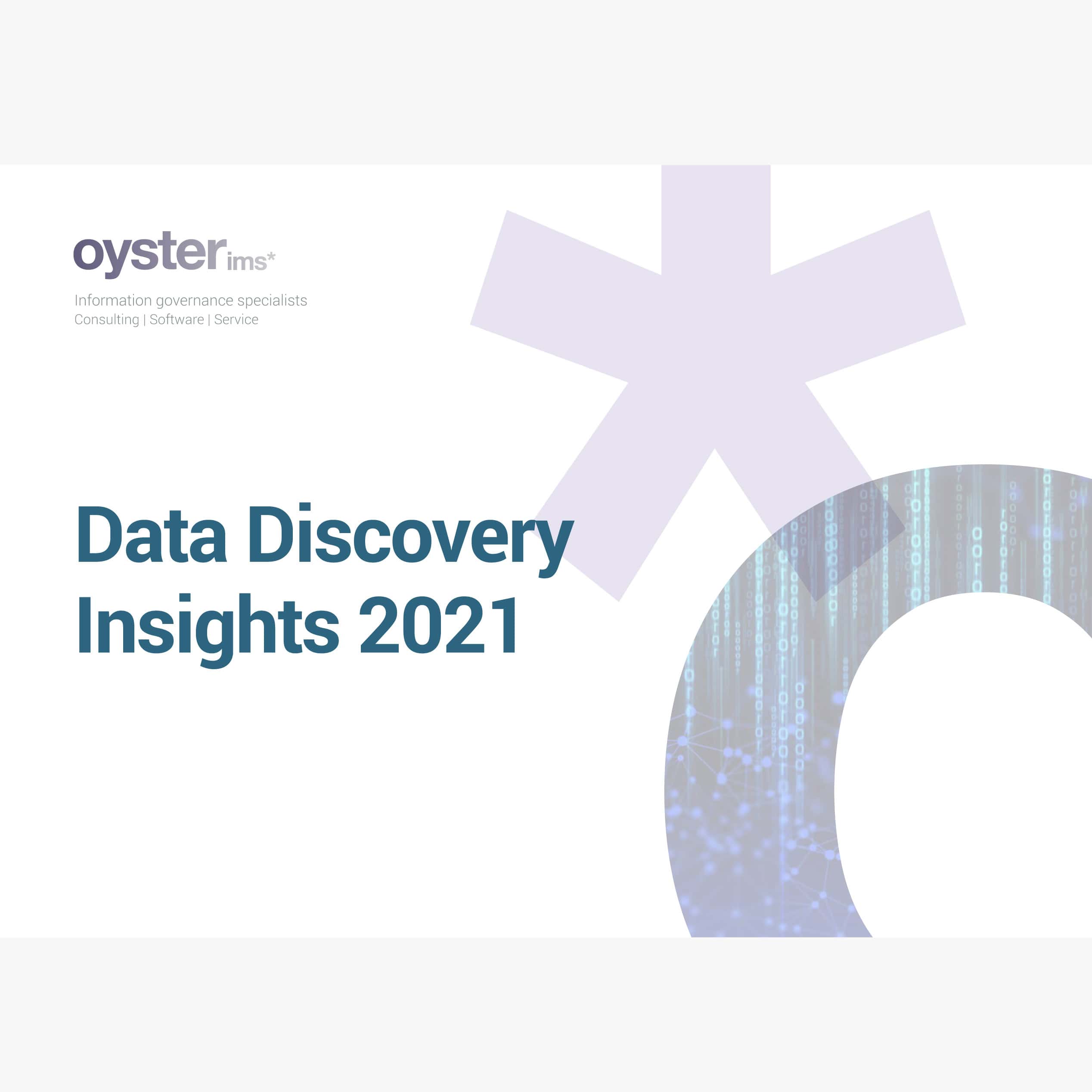 Cover design for Data Discovery Insights 2021