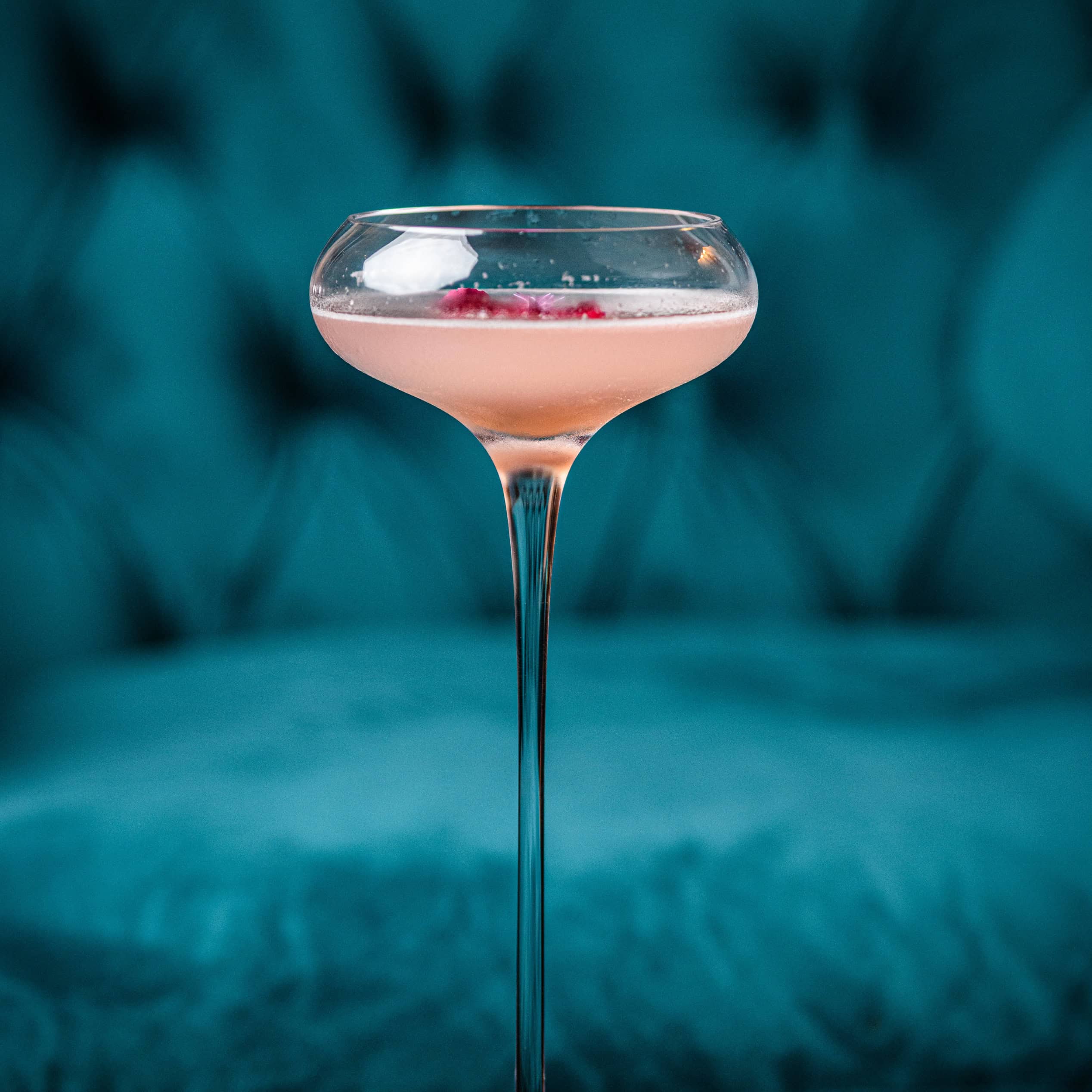 Cocktail served in a coupe glass